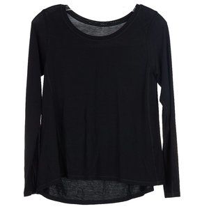 Zyia Active Black Long Sleeve Athletic Top No Size
